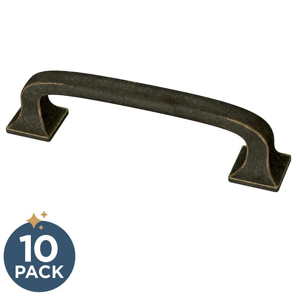 Franklin Brass 10-Pack Lombard 3 in. (76 mm) Classic Warm Chestnut Cabinet Drawer Pulls