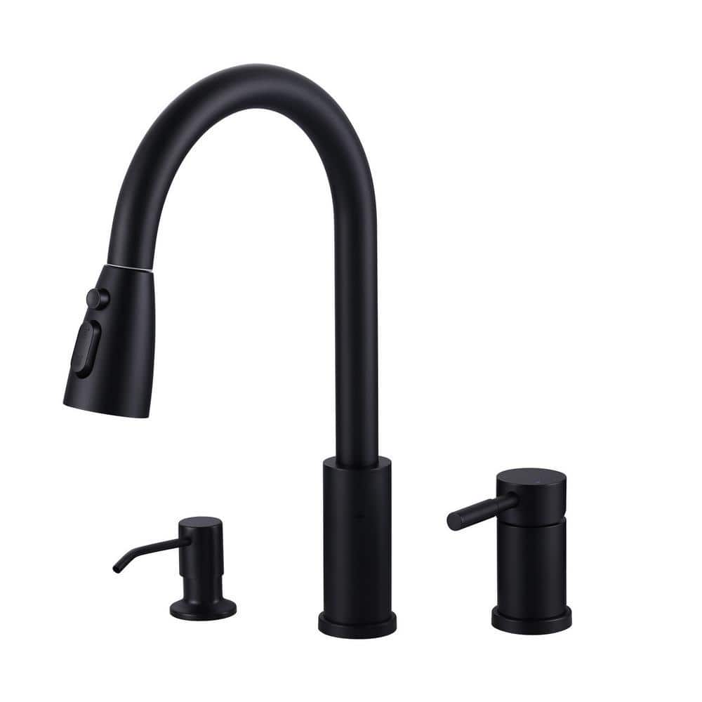ARCORA Single Handle Pull Down Sprayer Kitchen Faucet with Spray