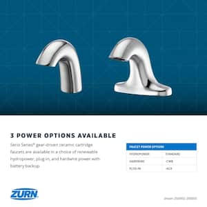 Serio Series Single Hole Sensor Faucet with Gear-Driven Ceramic Cartridge, 1.5 GPM, Hydropower, Polished Chrome