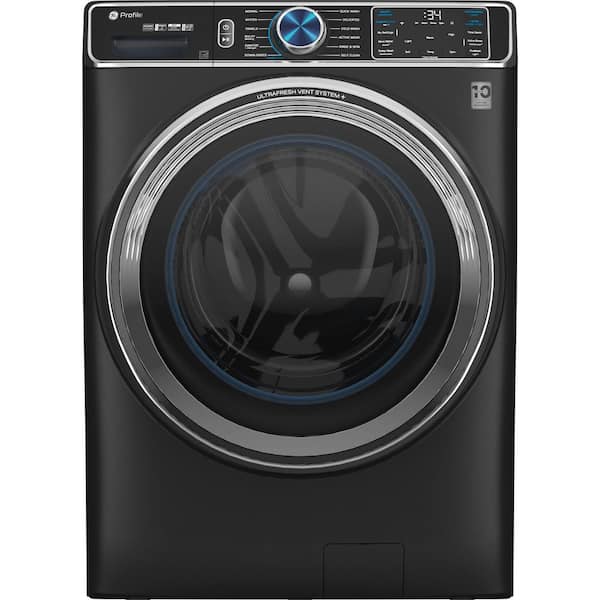 GE Profile 5.3 cu. ft. Smart Front Load Washer in Carbon Graphite with OdorBlock UltraFresh Vent System and Steam