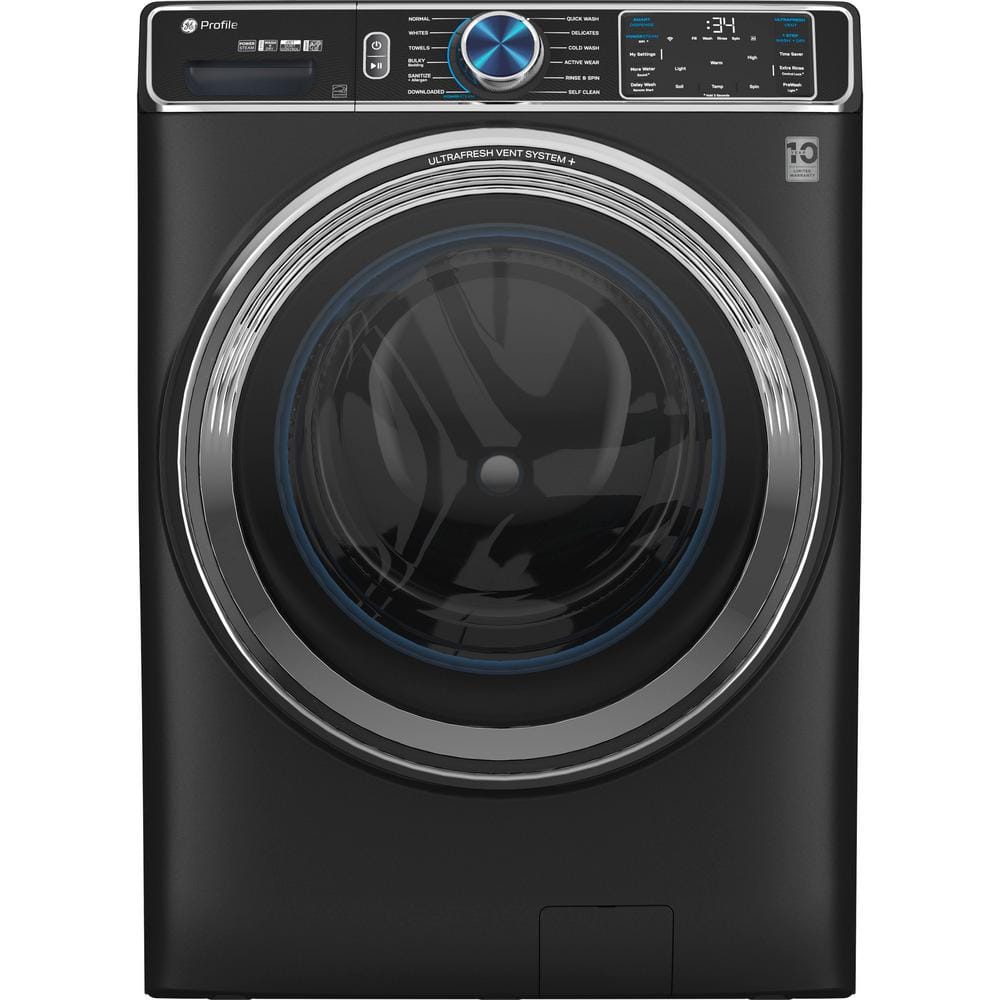 GE Profile Profile 5.3 cu. ft. Smart Front Load Washer with OdorBlock UltraFresh Vent System and Steam in Carbon Graphite