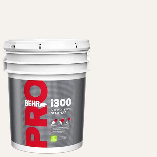 5 Gal. #PR-W14 Bit of Sugar Dead Flat Interior Paint