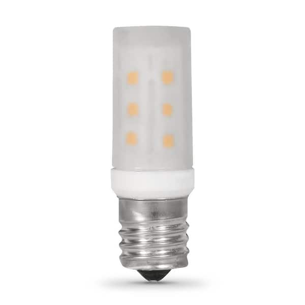 Feit Electric 40-Watt Equivalent T8 Intermediate E17 Base Microwave Appliance LED Light Bulb, Warm White 3000K