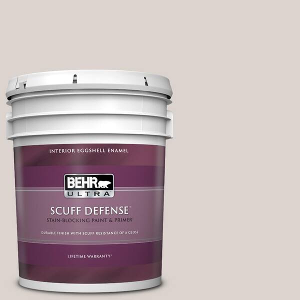 BEHR ULTRA 5 gal. #780A-2 Smoked Oyster Extra Durable Eggshell Enamel Interior Paint & Primer