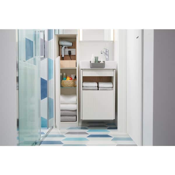 KOHLER Spacity 23 in. W x 17.4 in. D x 30.9 in. H Bathroom Vanity Cabinet without Top in Dark Steel