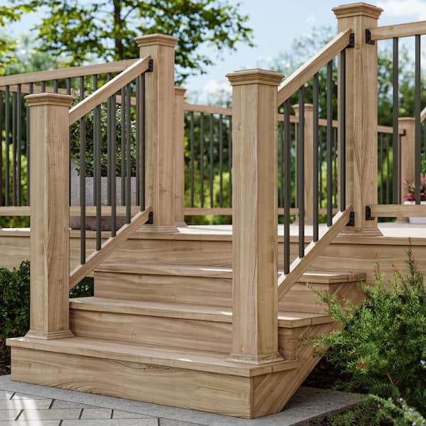 32 in. x .75 in. Bronze Aluminum Square-Shaped Estate Baluster (10-Pack)