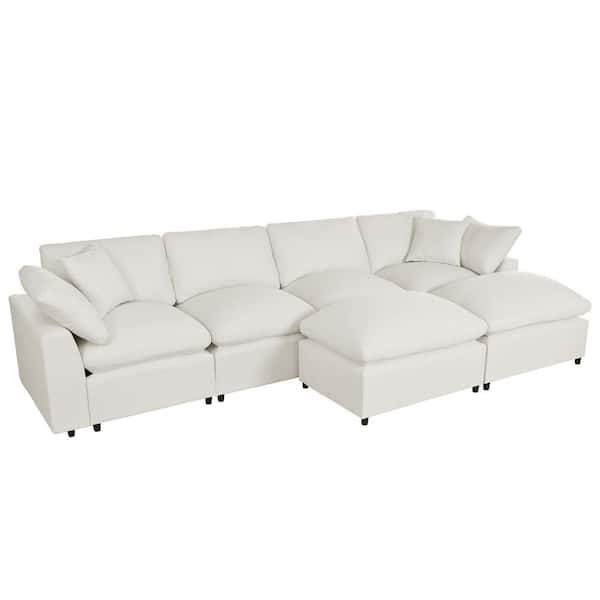 Harper & Bright Designs 134.4 in. 6-piece Modern Large