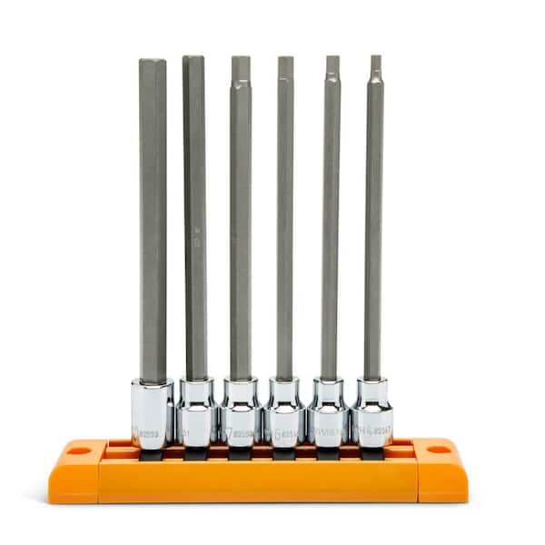 GEARWRENCH 1/4 in. and 3/8 in. Drive Long Torx Bit Socket Set with