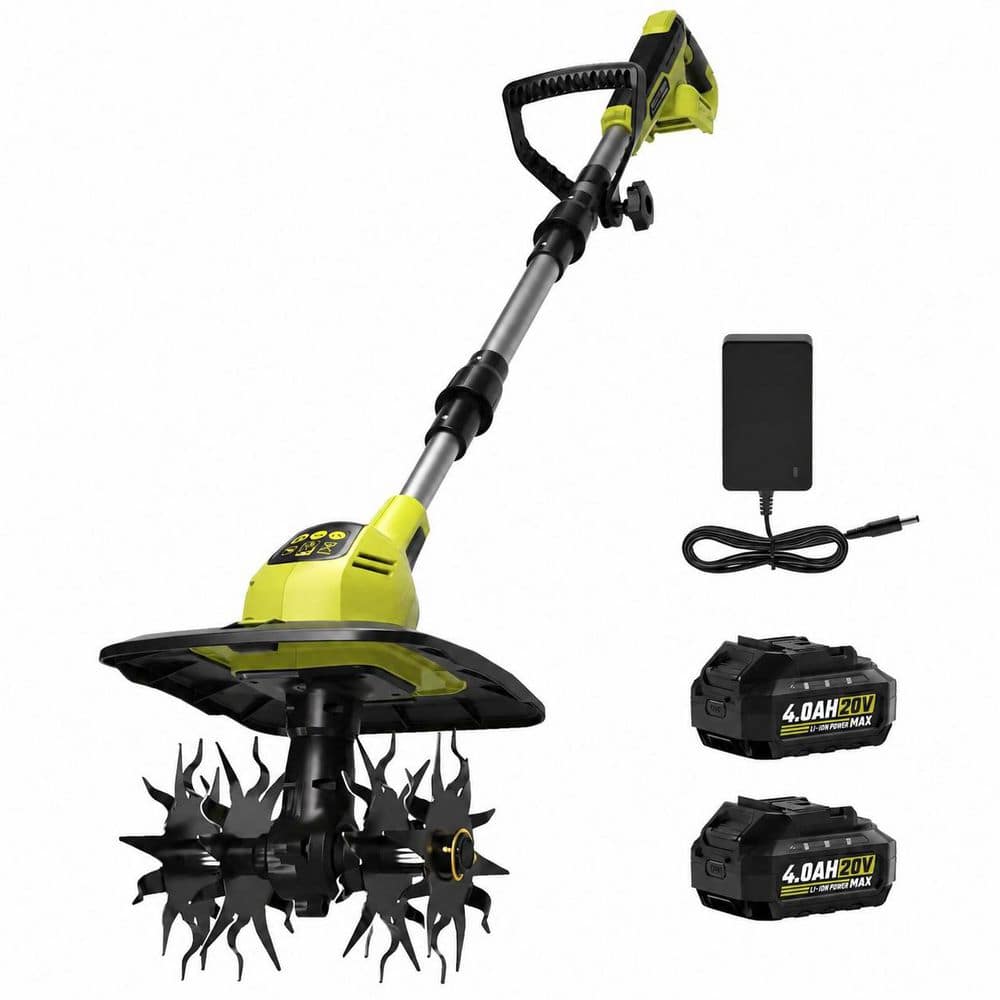 20-Volt Cordless Garden Tiller with 9 in. Tilling Width, 7 in. Depth, Stainless Steel Blades, 360 RPM price history on PriceWatchPro