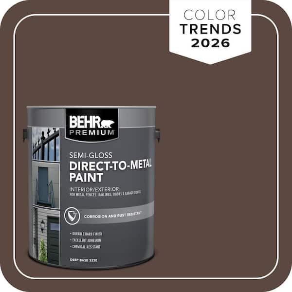 1 gal. #N170-7 Baronial Brown Semi-Gloss Direct to Metal Interior/Exterior Paint