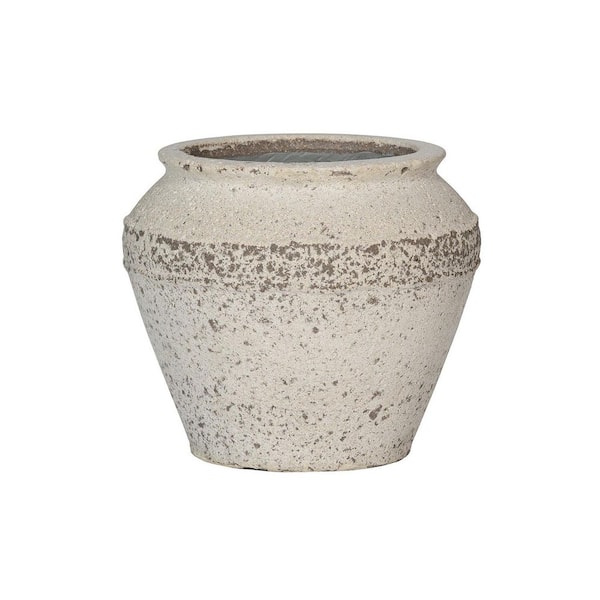 ARCHITECTURAL POTTERY① Pottery Pots 14 in W Zeus S Fiberstone Mediterranean Planter