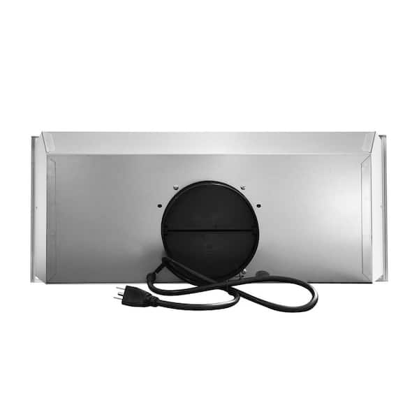 Cosmo 30 in. Ducted Under Cabinet Range Hood in Stainless Steel with Push  Button Controls, LED Lighting and Permanent Filters COS-QB75 - The Home  Depot