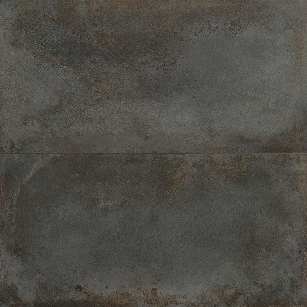 Angela Harris Fuller Graphite 11.81 in. x 23.62 in. Polished Porcelain Floor and Wall Tile (11.62 sq. ft./Case) -  Ivy Hill Tile, EXT3RD107587