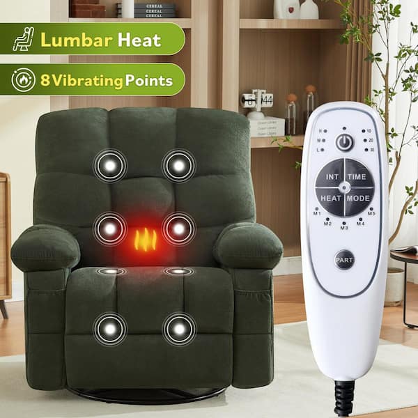 Brown Fabric Recliners Power Lift Recliner Chair Recliners for Elderly with USB and 2-Cup Holders