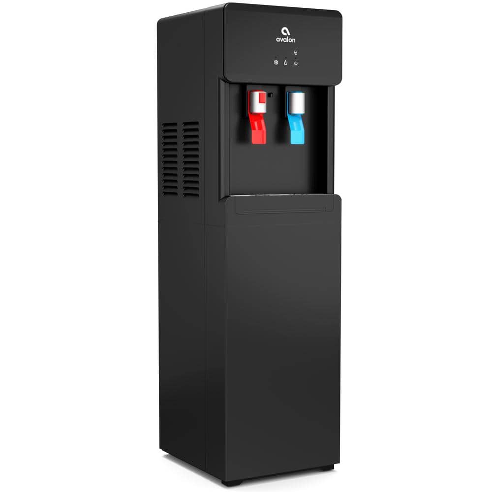 Avalon Black Touchless Bottom Loading Hot and Cold Water Cooler