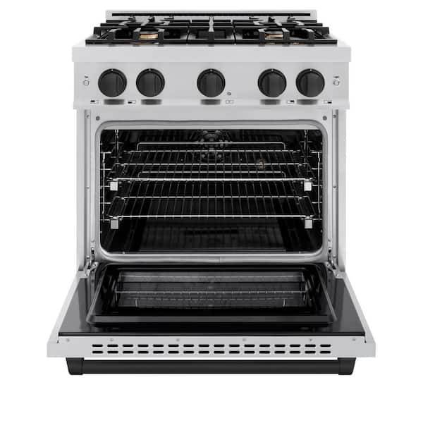 ZLINE Kitchen and Bath Select 30 in. 4-Burner Dual Fuel