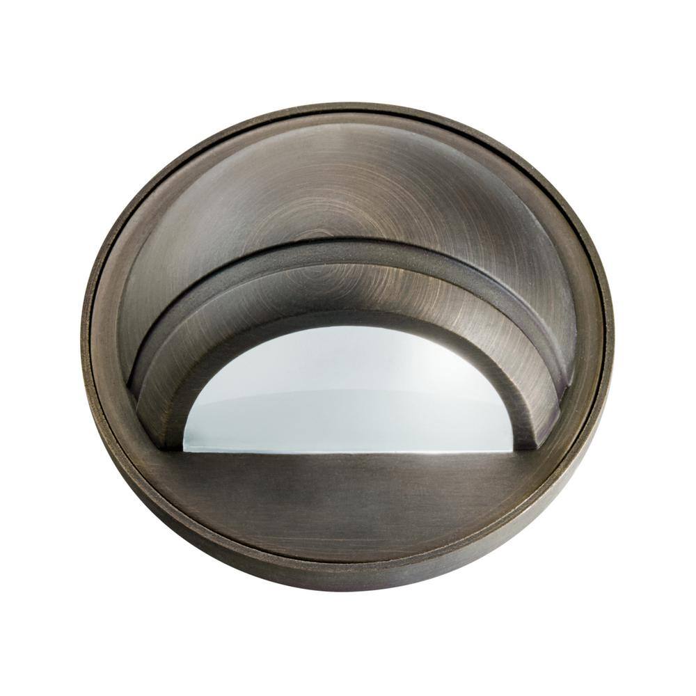 Centennial Brass Low Voltage Deck Light with Antique Finish