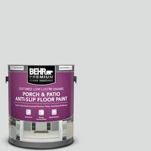 1 gal. #PPL-65 Silver Charm Textured Low-Lustre Enamel Interior/Exterior Porch and Patio Anti-Slip Floor Paint