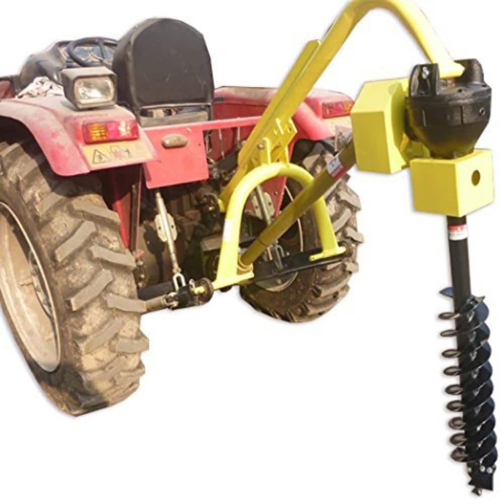 Titan Attachments 30 HP 3 Point Post Hole Digger with 9" Auger Attachment