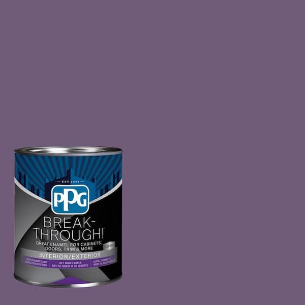 1 qt. PPG13-20 Pageant Pansy Semi-Gloss Door, Trim & Cabinet Paint