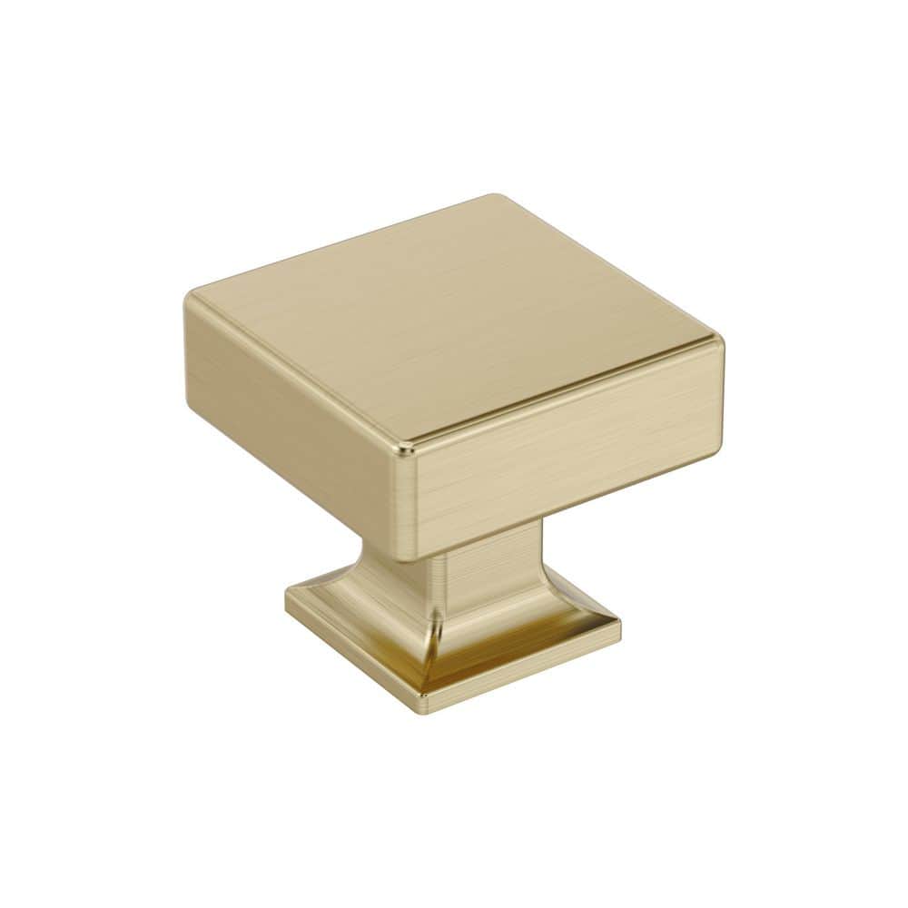 Lintel 1-1/4 in. (32mm) Length Golden Champagne Classic Square Cabinet Knob price history on PriceWatchPro