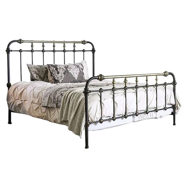 William's Home Furnishing Riana Metal Black Queen Bed