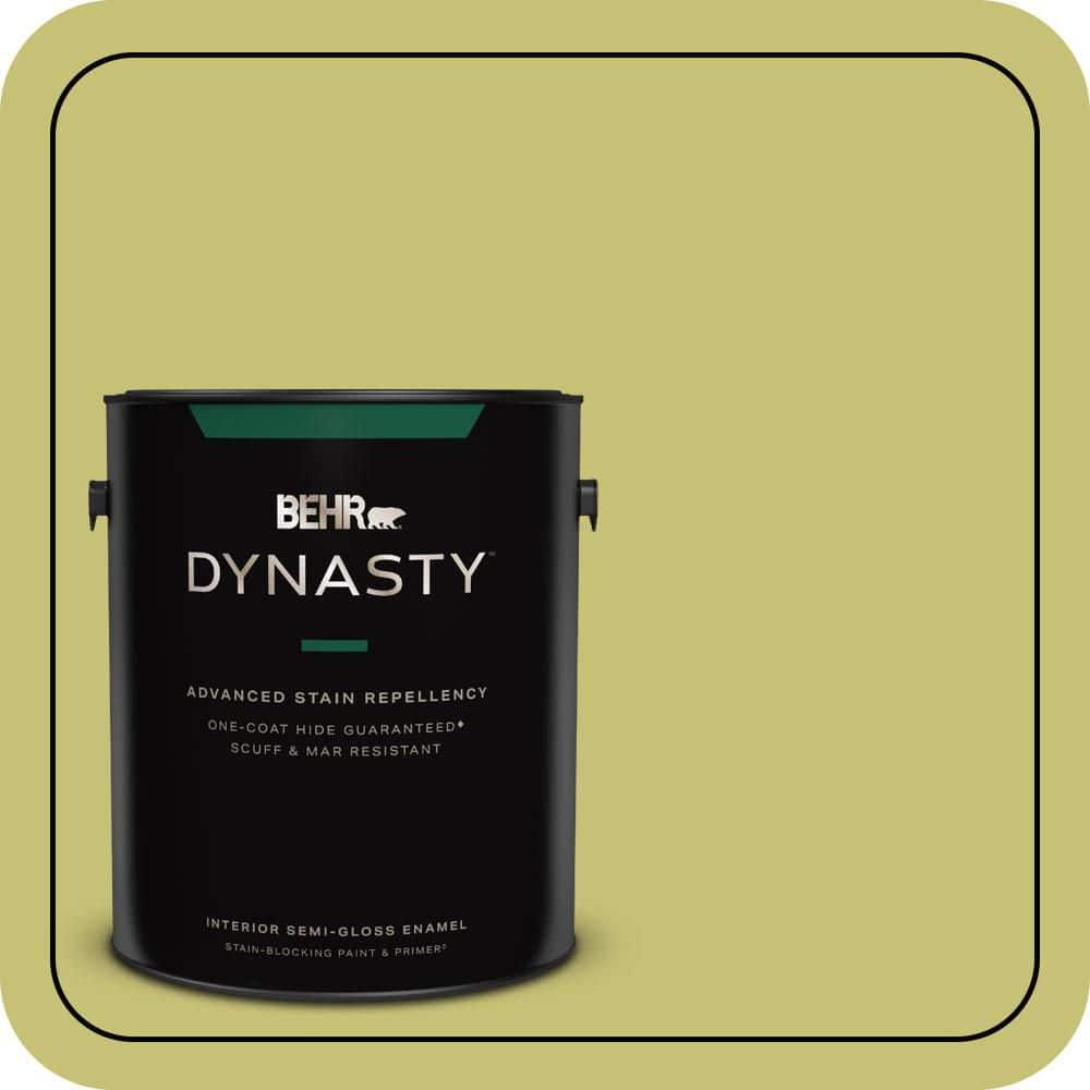 1 gal. #PPU9-07 Fresh Sprout Semi-Gloss Enamel Interior Stain-Blocking Paint & Primer price history on PriceWatchPro