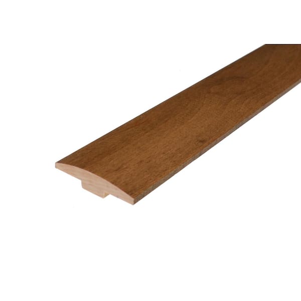 ROPPE Petar 0.28 in. Thick x 2 in. Wide x 78 in. Length Matte Wood T-Mold Hardwood Triming