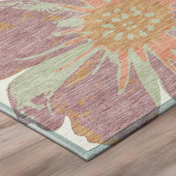 Chantille Machine Washable Indoor/Outdoor Abstract ACN2971 Pink 2 ft. x 3 ft. Accent Rug