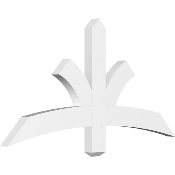 Ekena Millwork Davenport 48 in. W x 24 in. H x 2 in. D Signature Polyurethane Bracket