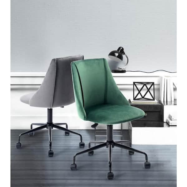 2446 Used Task Chair, Teal Green Fabric