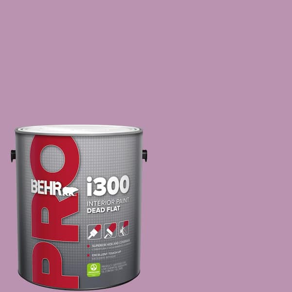 1 gal. #HDC-MD-10 Blooming Lilac Dead Flat Interior Paint