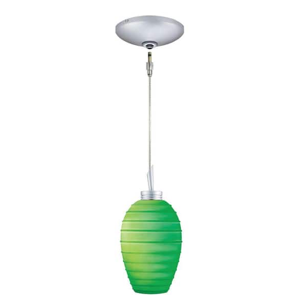 JESCO Lighting Low Voltage Quick Adapt 3-1/4 in. x 104-3/4 in. Emerald Pendant and Canopy Kit