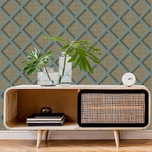 Super Fresco Easy Ocean Panel Rattan Wallpaper