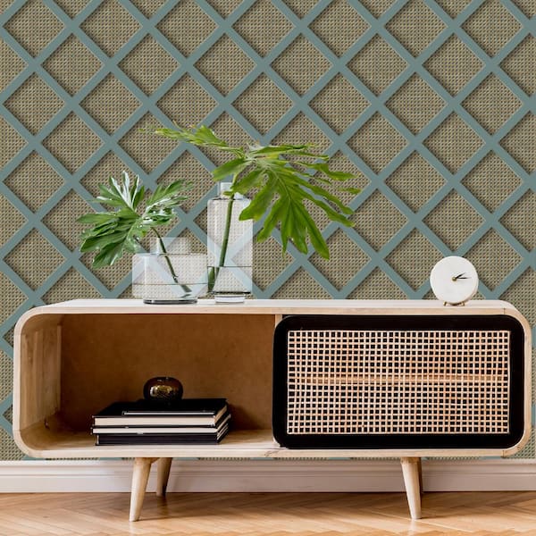 Super Fresco Easy Ocean Panel Rattan Wallpaper