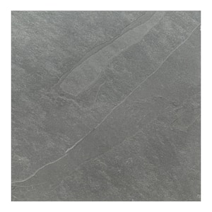 Take Home Tile Sample-Montauk Blue 4 in. x 4 in. Gauged Slate Floor and Wall Tile