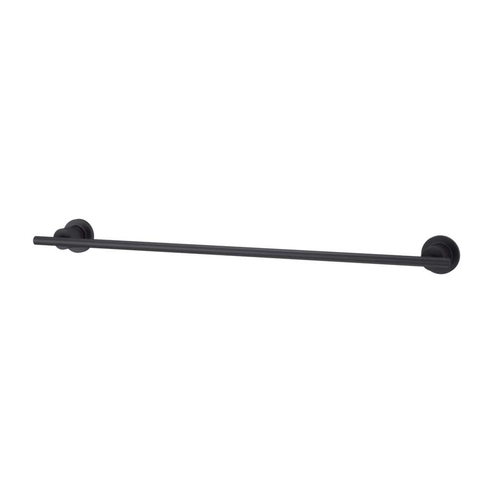 Pfister Contempra 24 in. Towel Bar in Matte Black BTB-NC2B - The Home Depot