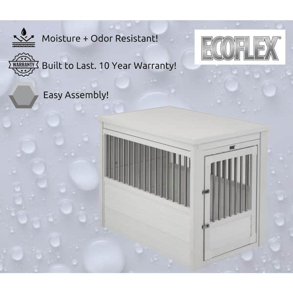NEWAGEPET アンティークホワイト　XL New Age Pet ECOFLEX Dog Crate End Table - Antique White Large