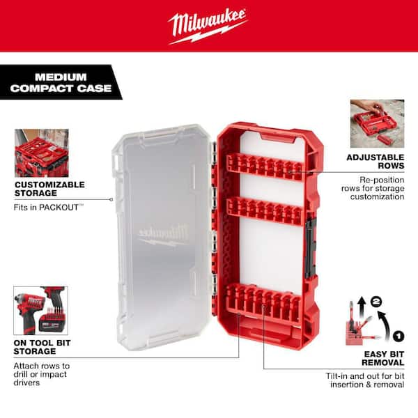 Milwaukee - SHOCKWAVE Impact Duty Alloy Steel Screw Driver Bit Set (25-Piece)