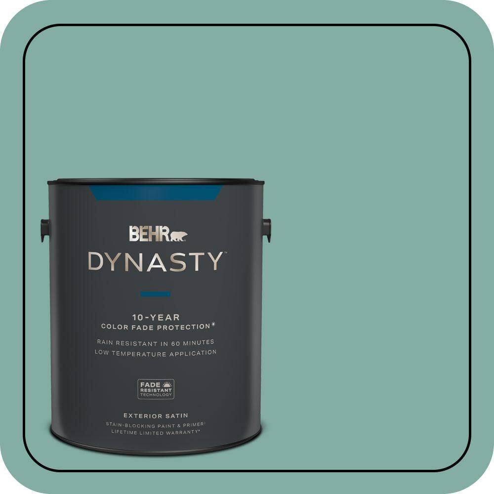 1 gal. #M440-4 Summer Dragonfly Satin Enamel Exterior Stain-Blocking Paint & Primer price history on PriceWatchPro