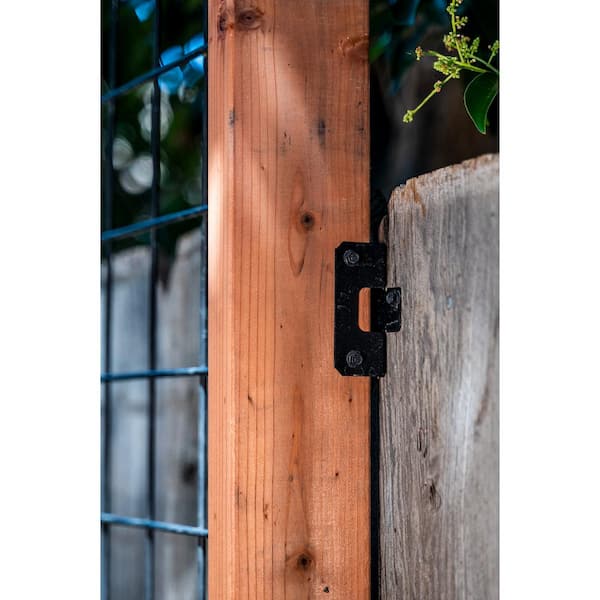 Simpson Strong-Tie 2.875-in x 3-in Rigid Tie Zmax Galvanized with Black Powder Coat Steel Rail Bracket