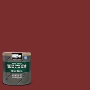 1 qt. #PPU2-02 Red Pepper Solid Color Waterproofing Exterior Wood Stain and Sealer