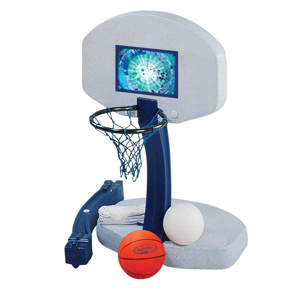 Swim Ways 2-in-1 Basketball and Volleyball Pool Game 00381
