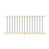ProWood 6 ft. Southern Yellow Pine Moulded Rail Kit with Aluminum Round Balusters 447295