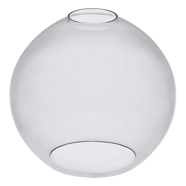 6.38 in. Smoke Gray Glass Globe Pendant Lamp Shade with 2.25 in. Fitter