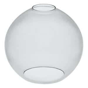 6.38 in. Smoke Gray Glass Globe Pendant Lamp Shade with 2.25 in.Fitter