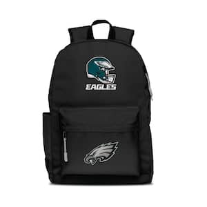 Philadelphia Eagles 2-Logo 17 in. Black Campus Laptop Backpack