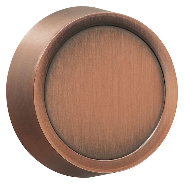 Dimmer Knob Wall Plate, Antique Copper