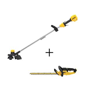 20V MAX Cordless Battery Powered String Trimmer & Cordless Hedge Trimmer (Tools Only)