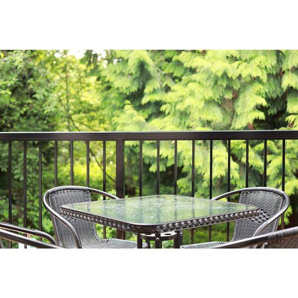 Peak Aluminum Railing Black Aluminum Deck Railing Universal